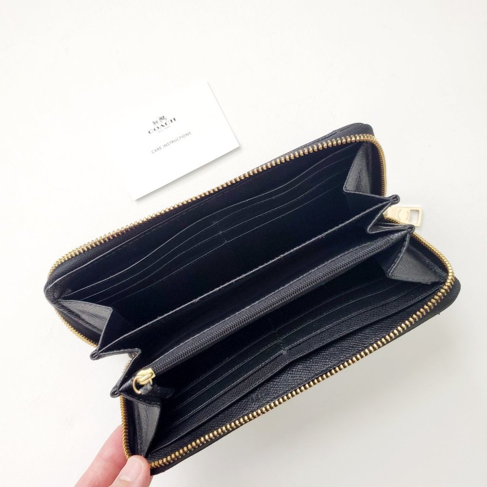 Coach Accordion Zip Wallet - Picture 3 of 3